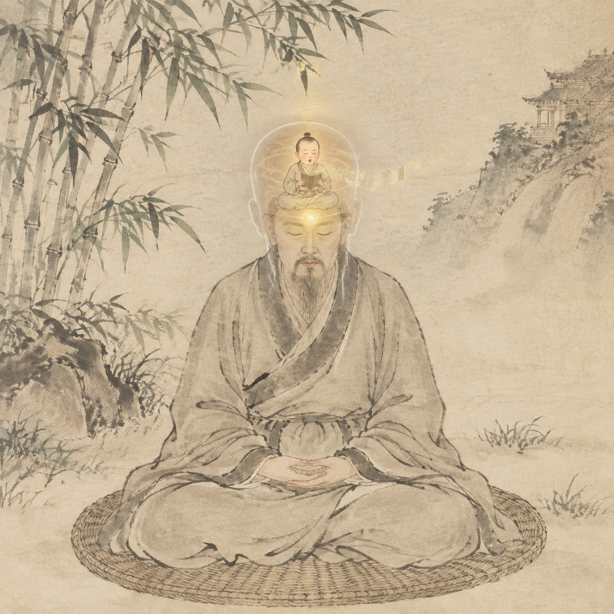 颅内诵经图
