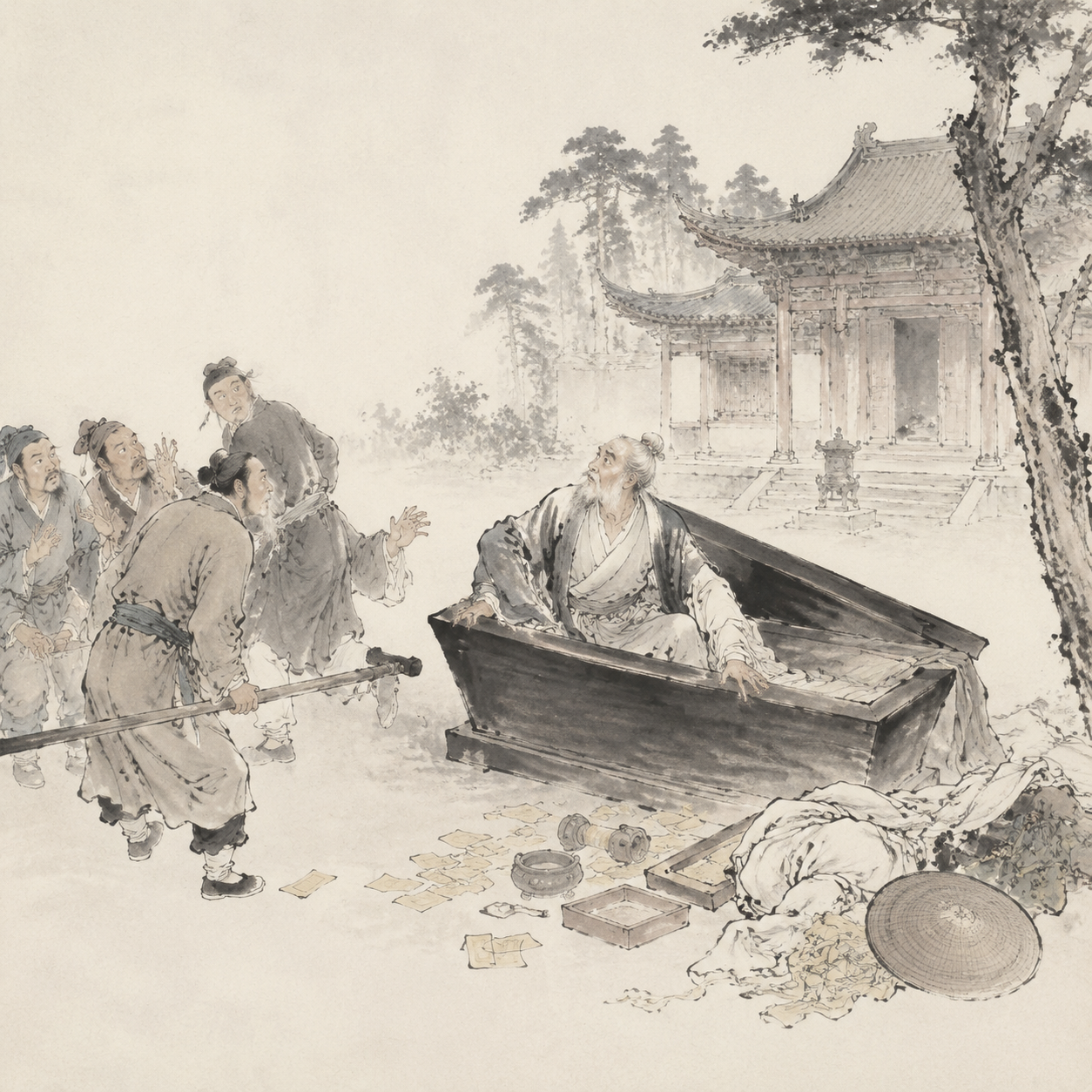 张三丰棺中复生