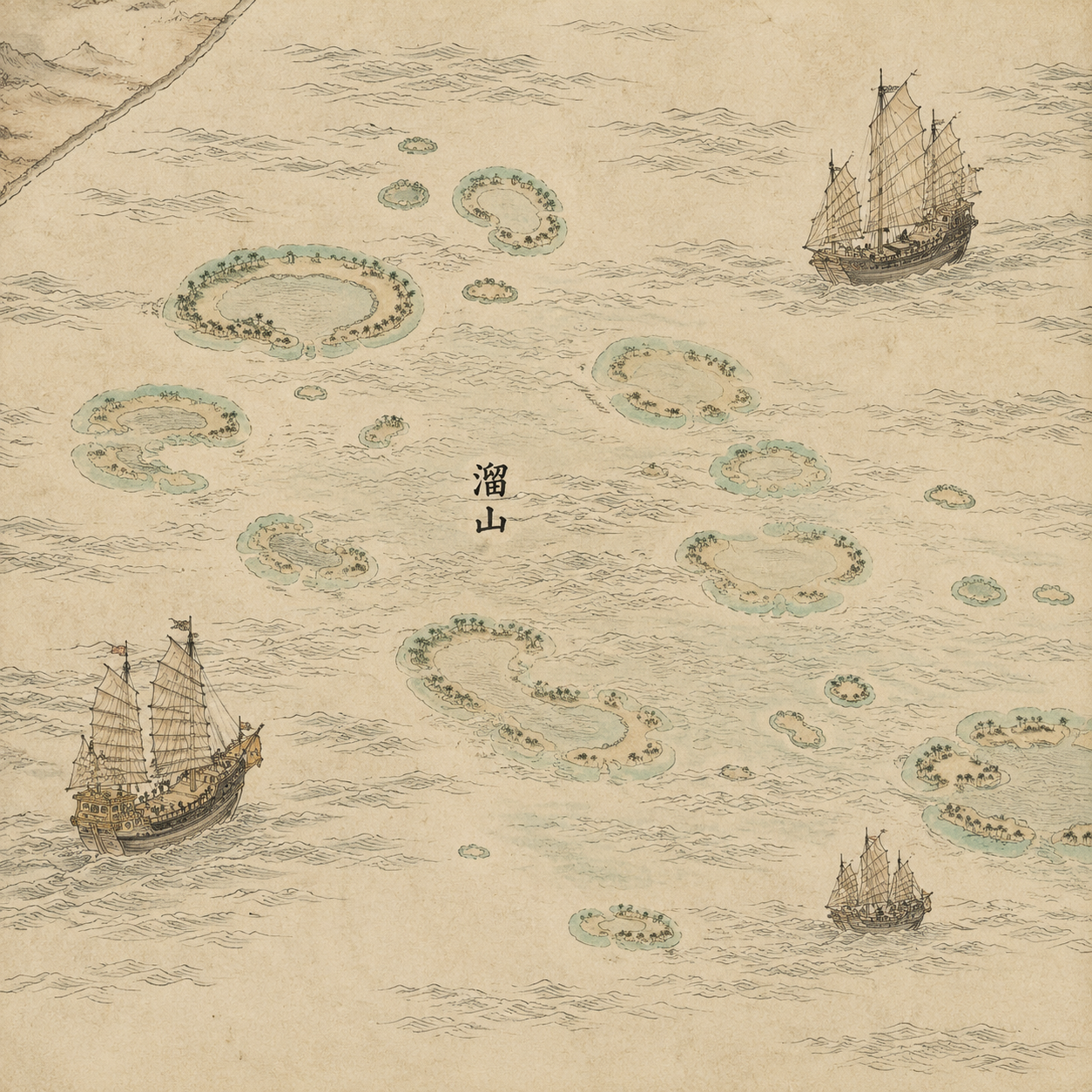 马尔代夫古地图