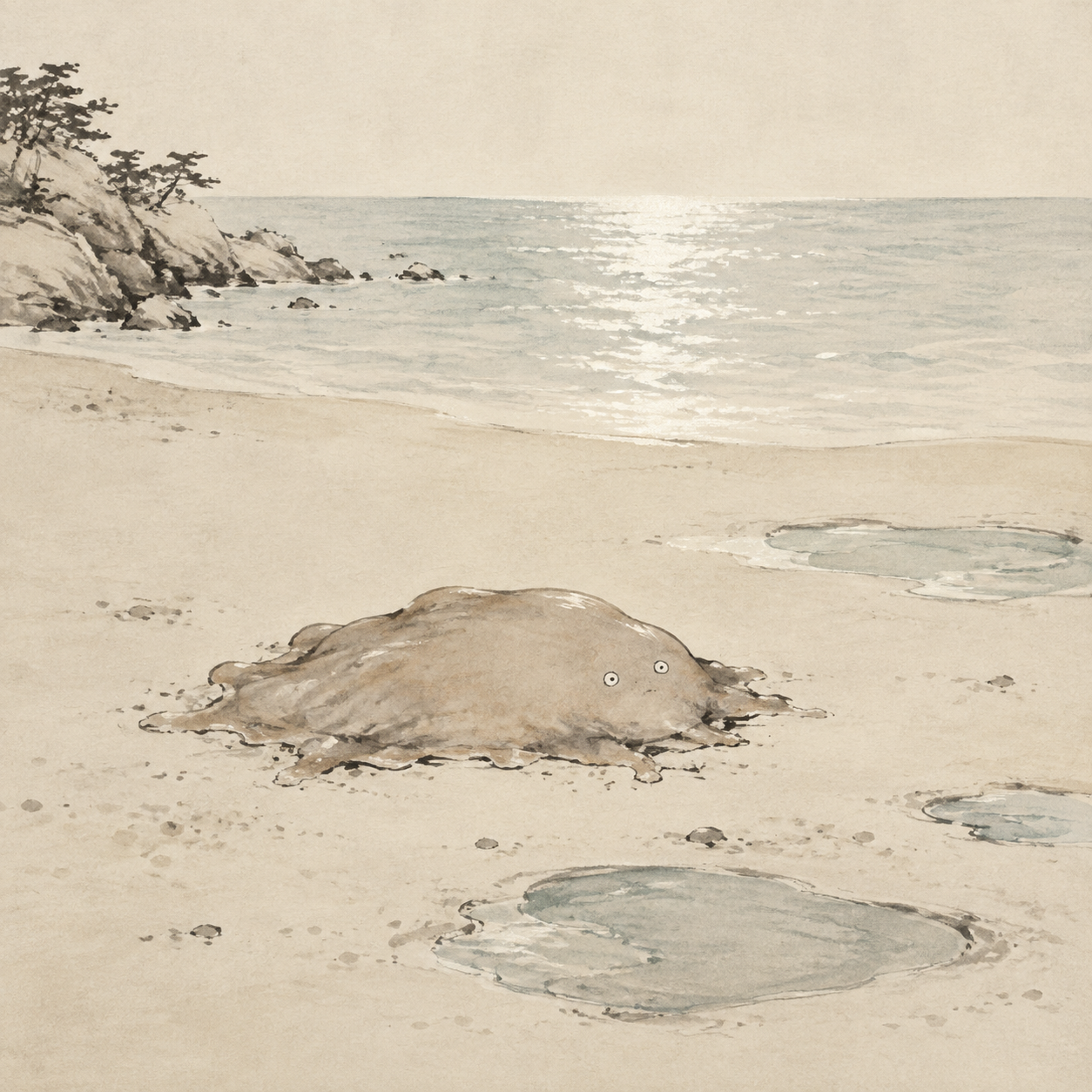 泥虫出水醉如泥