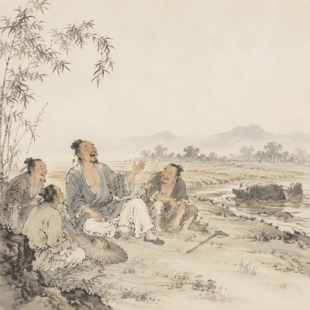 野人歌唱场景