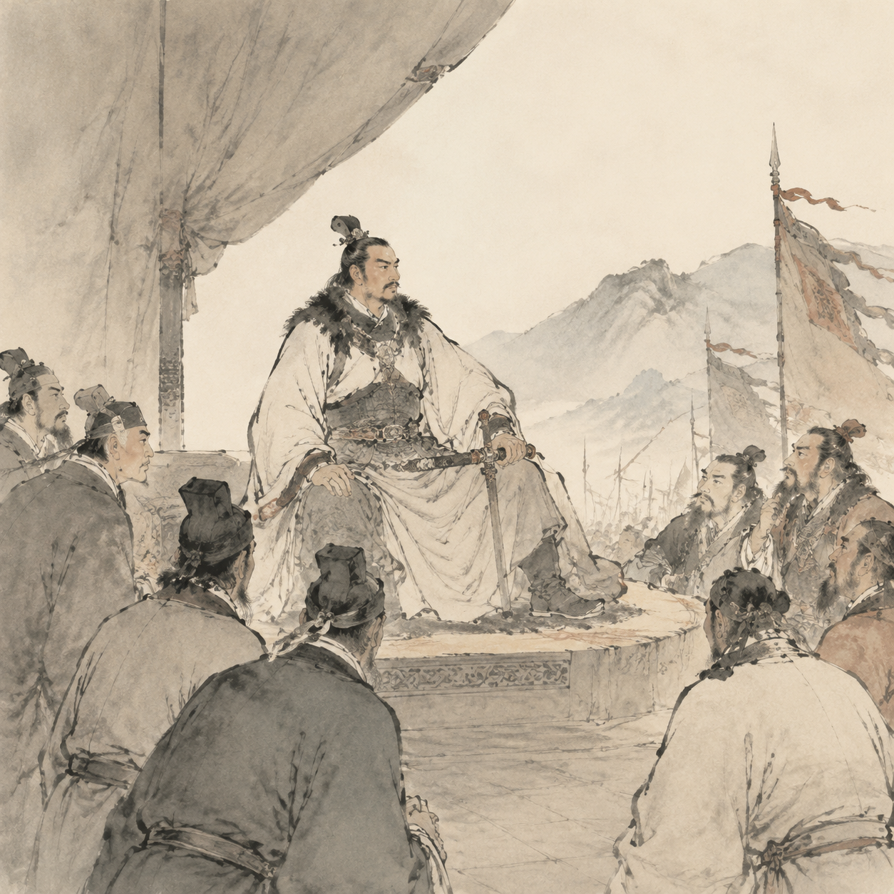 石勒论英雄