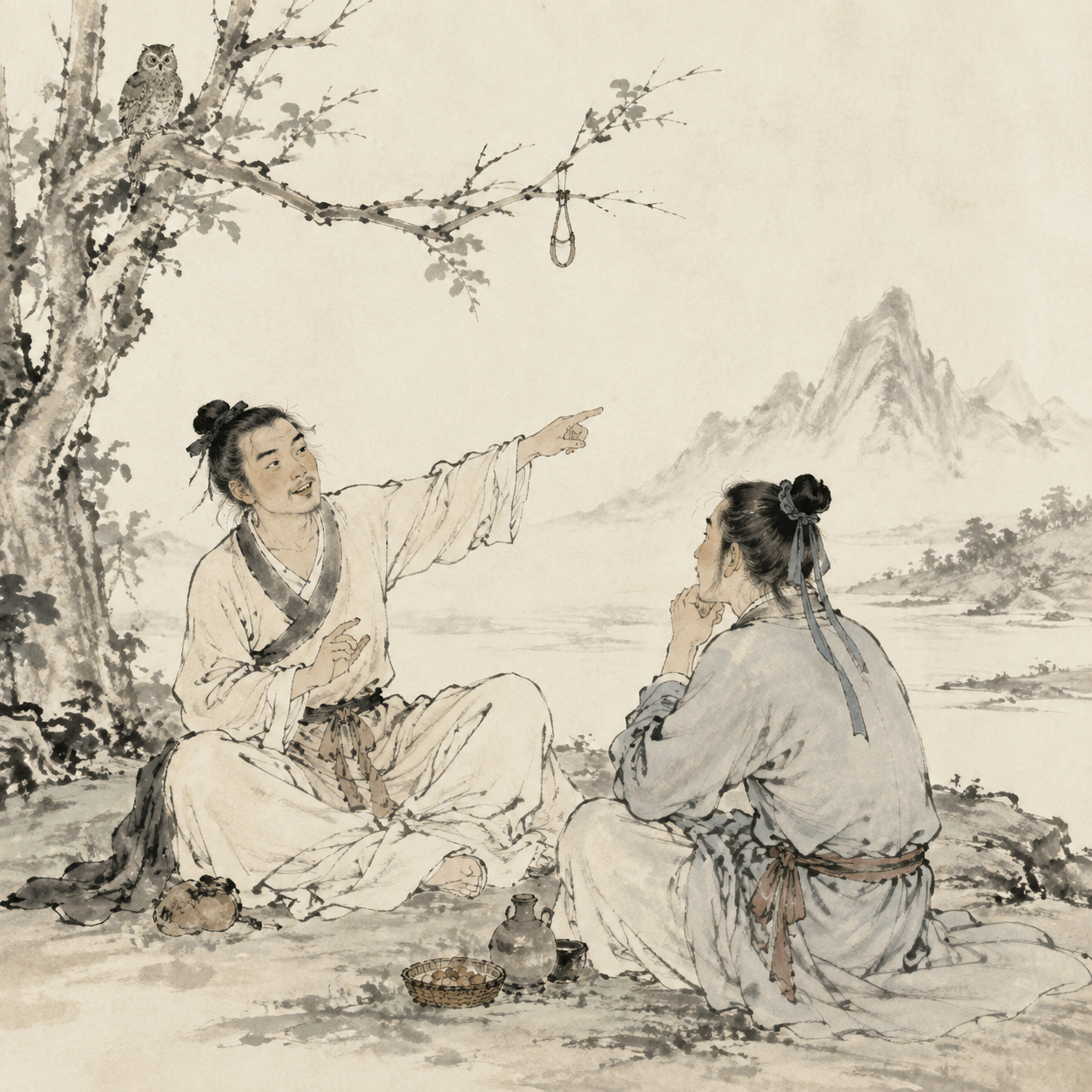 见弹求鸮