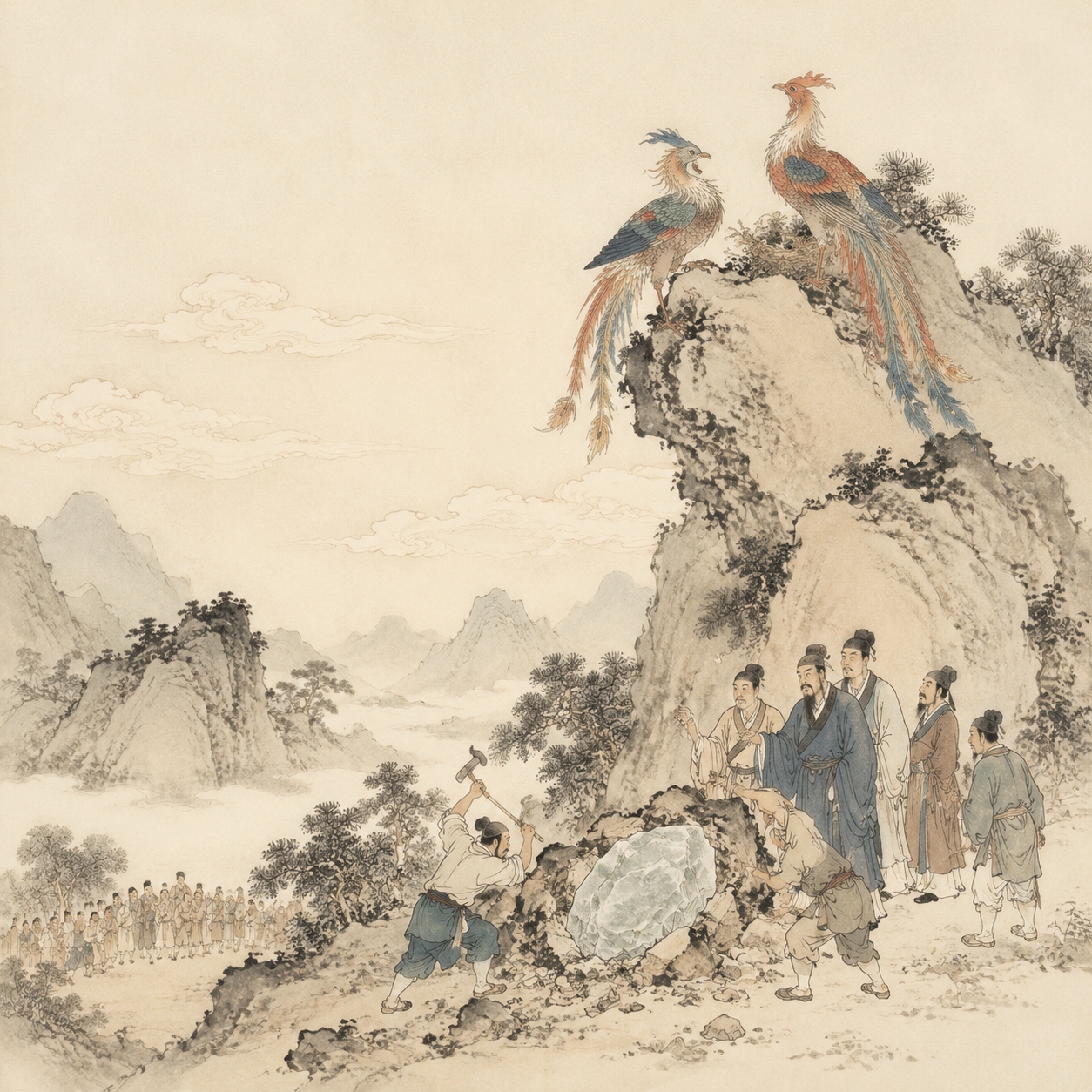 凤凰巢于永福山